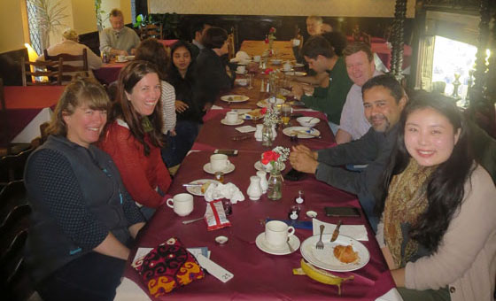 team breakfast