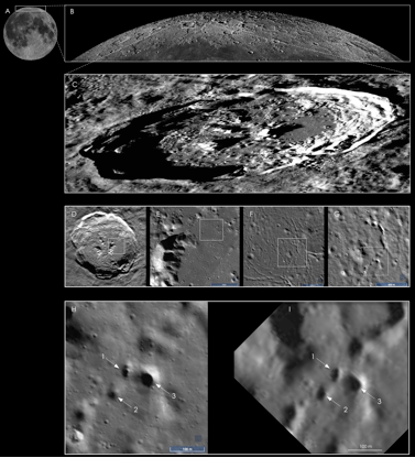 Skylight candidates at philolaus Crater