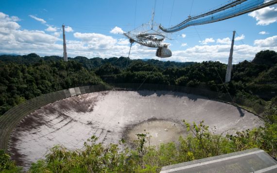 Arecibo Radio Telescope in Puerto Rico