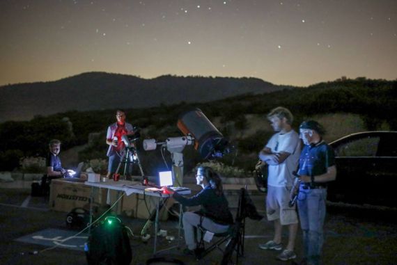 Lake Henshaw occultation group