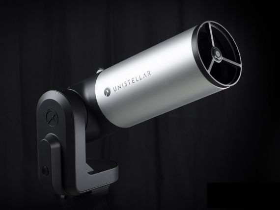 Unistellar Telescope against black background