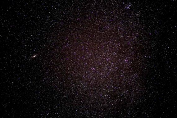 Image of a starry sky against a black background