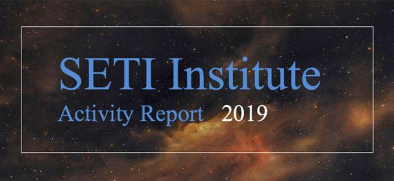 SETI Institute Activity Report Header