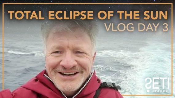 Bill Diamond at Sea outside the southernmost part of Argentina