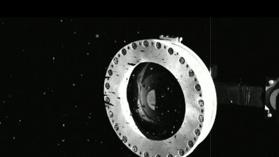 NASA's OSIRIS-REx collecting samples from Bennu